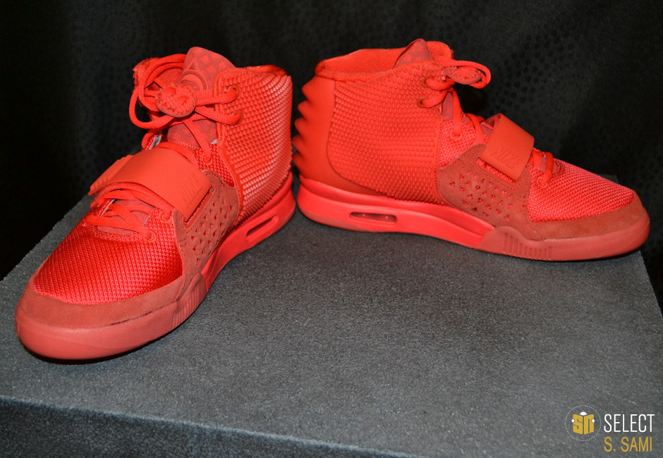 Sn Select Red Nike Air Yeezy 2 8