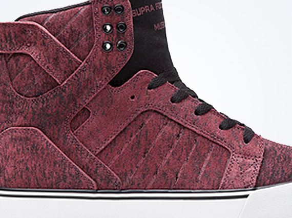 Supra Skytop - Burgundy Suede