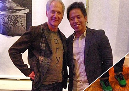 Tinker Hatfield in Air Jordan 5 “Oregon Ducks”