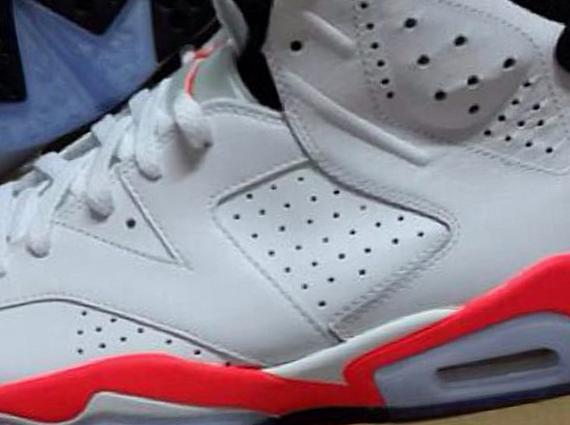 White Infrared Air Jordan 6