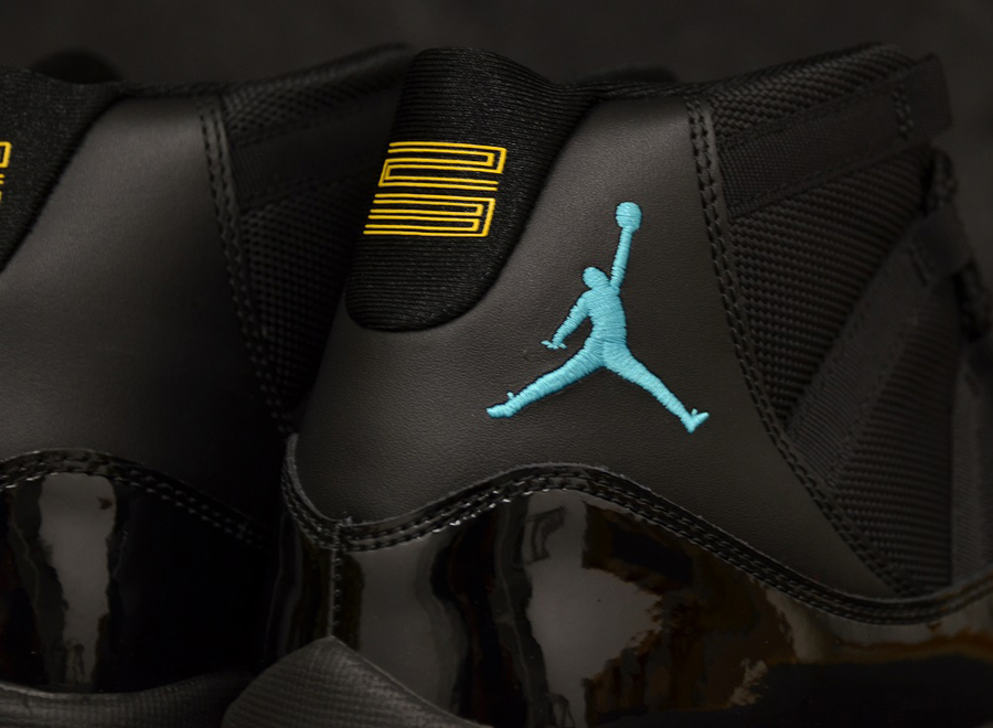 Air Jordan XI Retro - Black - Gamma Blue - Varsity Maize