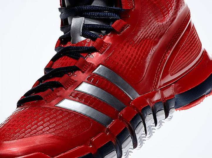 adidas CrazyQuick - Light Scarlet - Metallic Silver