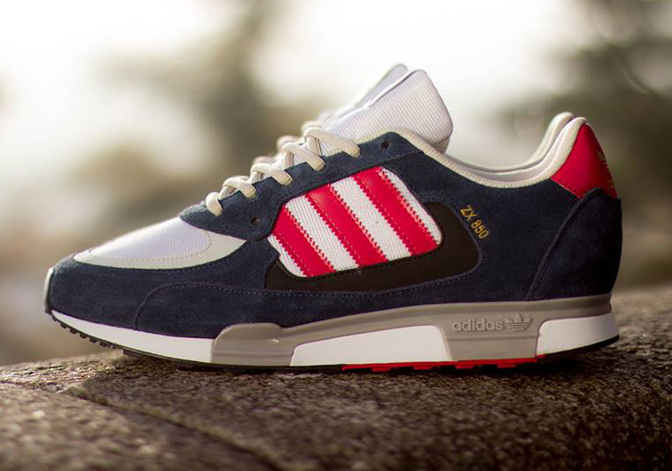 adidas ZX850 - New Navy - Running White - Red