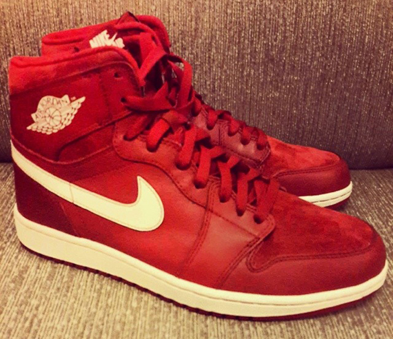 Air Jordan 1 Retro High Og Red White 2014 Release