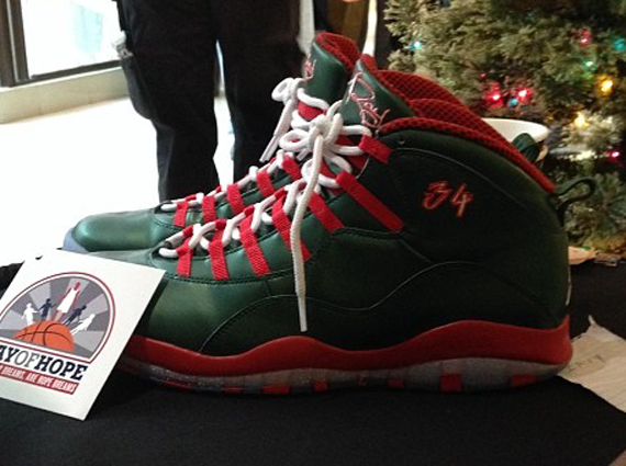 Air Jordan 10 Ray Allen Christmas