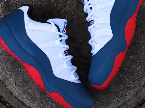 Air Jordan 11 Low Arizona Wildcats Custom 01