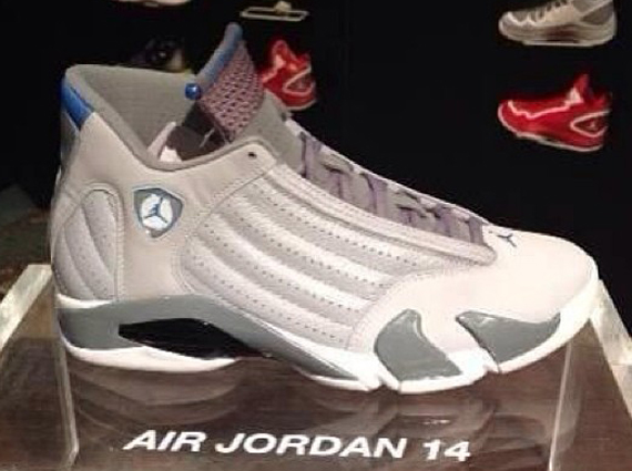 Air Jordan 14 Retro - Silver - Sport Blue - White