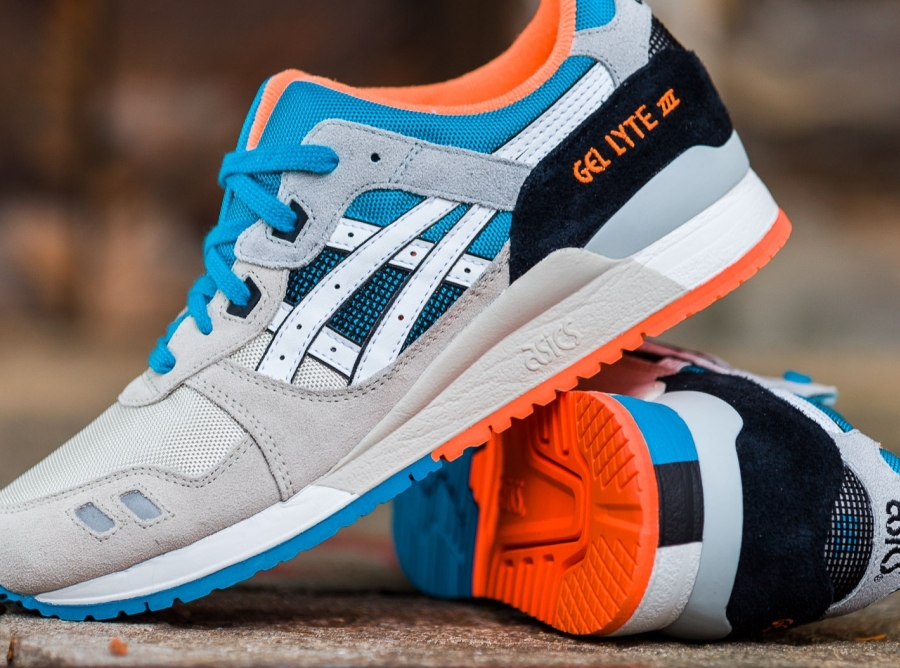 Asics Gel Lyte III - Grey - Blue - Black - Pink