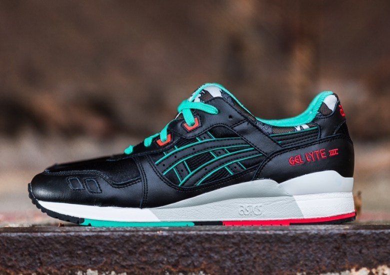 Asics Gel Lyte III “Print Pack” – Black Leather