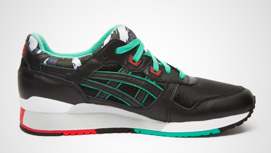 Asics Gel Lyte Iii Print Black Black Leather 04