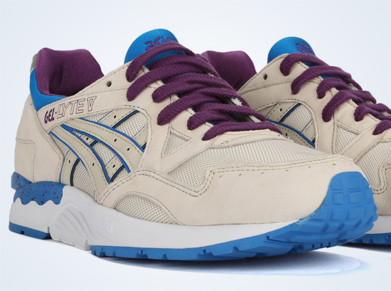 Asics Gel Lyte V - Beige - Blue - Maroon