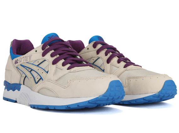 Asics Gel Lyte V Beige Blue Maroon 3