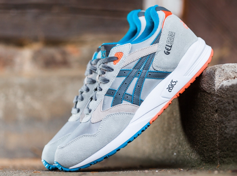 Asics Gel Saga - Grey - Orange - Blue