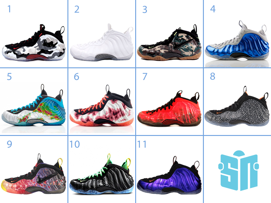 Foams That Released In 2013