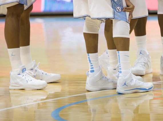 Jordan Brand "UNC Whiteout" PEs