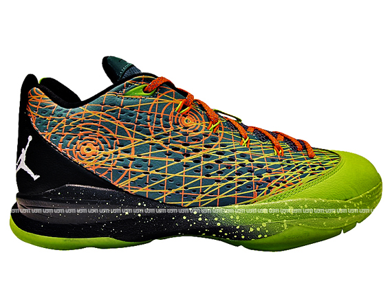 Jordan Cp3.vii Jade Glaze White Total Orange Volt 2