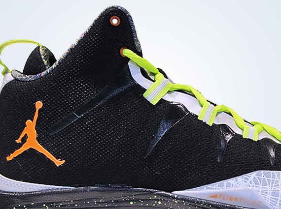 Jordan Super.Fly 2 - Black - Total Orange - Reflect Silver