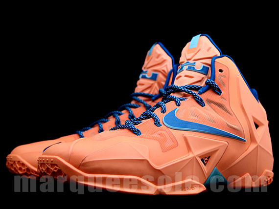 Lebron 11 Orange Blue 5