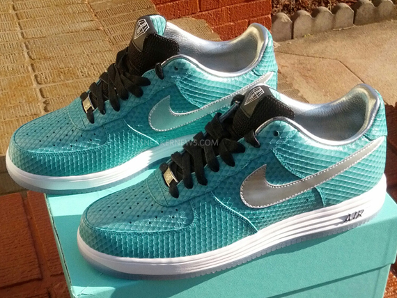 Nike Lunar Force 1 Bespoke "Tiffany" by Anthony Baker