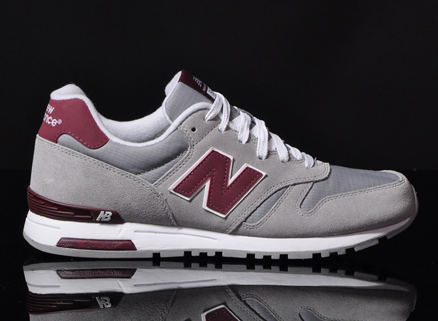 New Balance 565 Grey Maroon 2