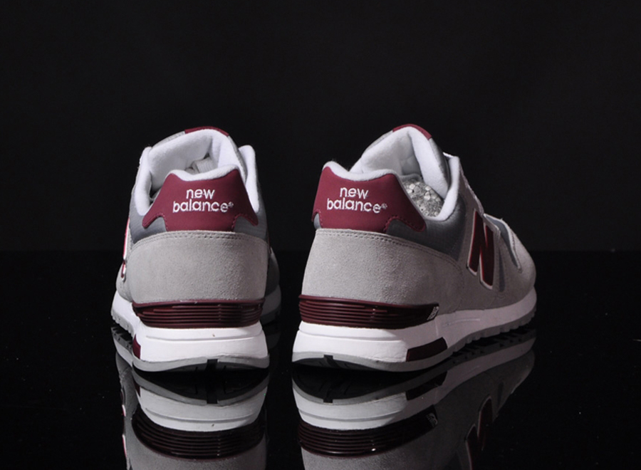 New Balance 565 Grey Maroon 7