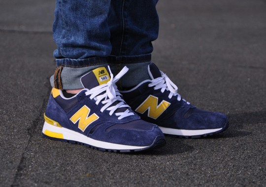 New Balance 565 – Navy – Yellow