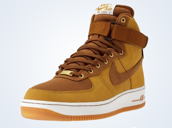 Nike Air Force 1 High - Shale - Light British Tan - Gum Medium Brown