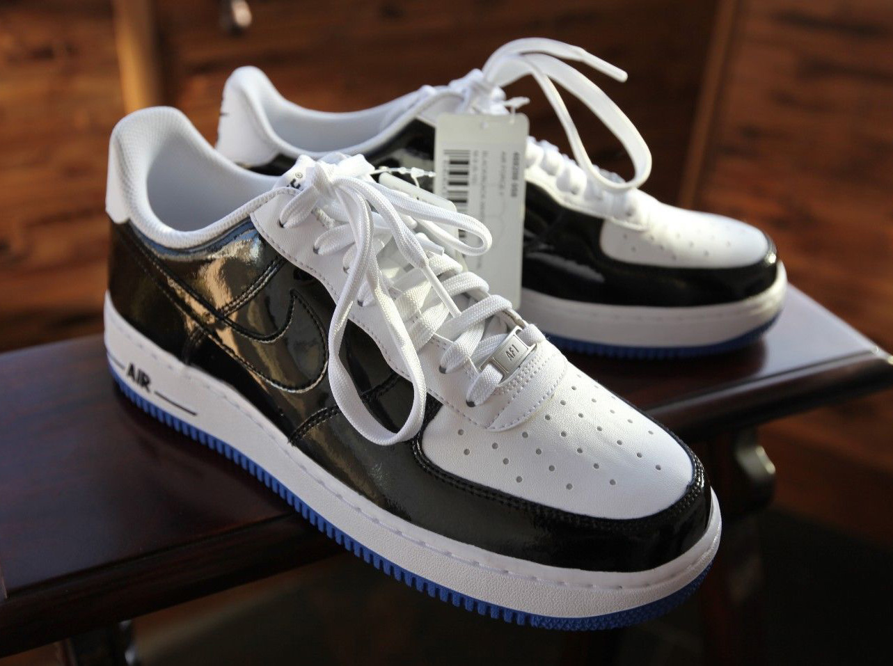 Nike Air Force 1 Low Black Patent Leather Sample 02