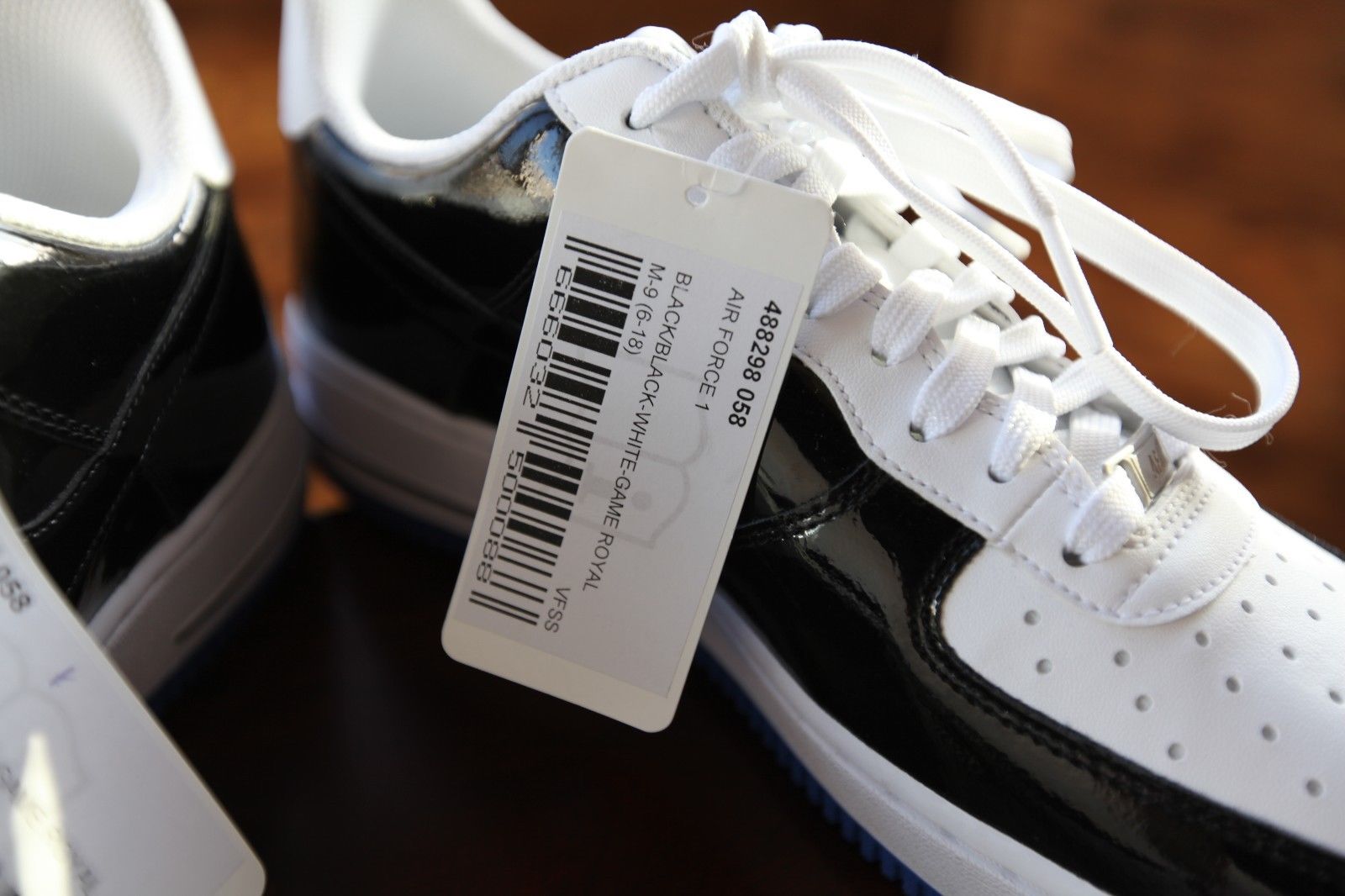 Nike Air Force 1 Low Black Patent Leather Sample 04