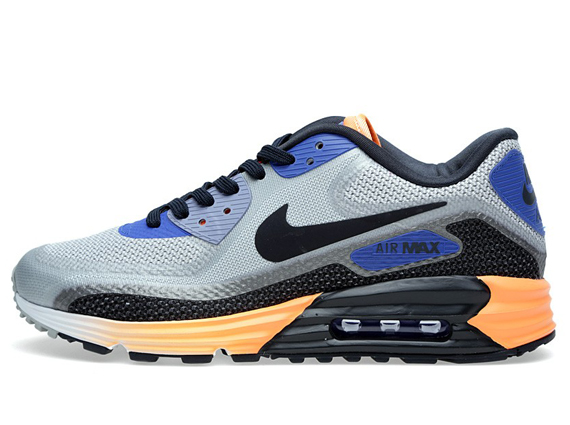 Nike Air Max Lunar90 White Dark Obsidian Orange 1