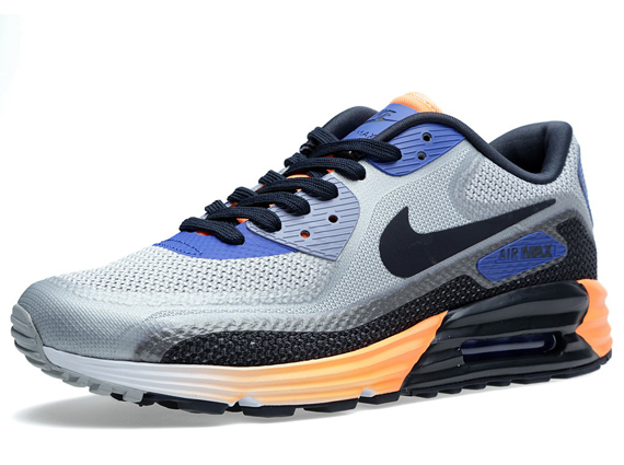 Nike Air Max Lunar90 White Dark Obsidian Orange 2