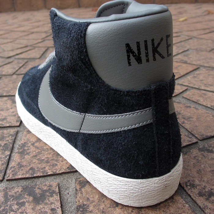 Nike Blazer Mid Prm Vntg Suede Black Grey 07