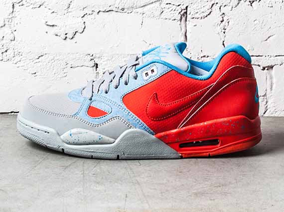 Nike Flight ’13 Low – Light Crimson – Base Grey