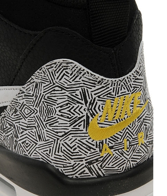 Nike Flight 13 Mid Black White Tropical Yellow 01