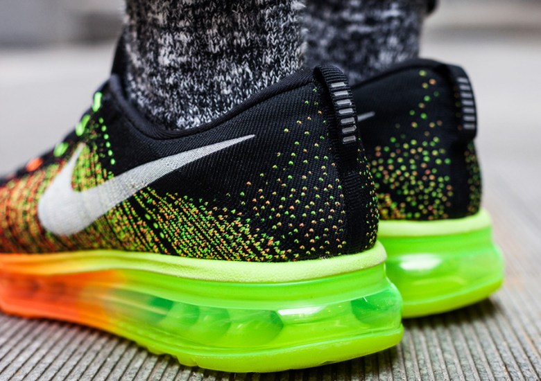 Nike Flyknit Air Max – Atomic Orange – Volt – Electric Green – Black