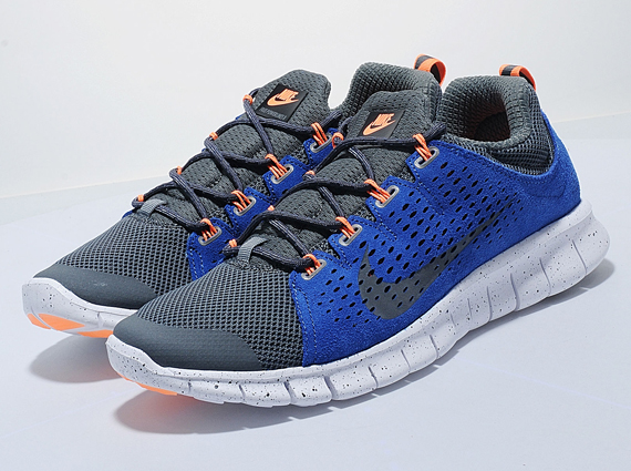 Nike Free Powerlines+ 2 - Dark Grey - Royal - Orange