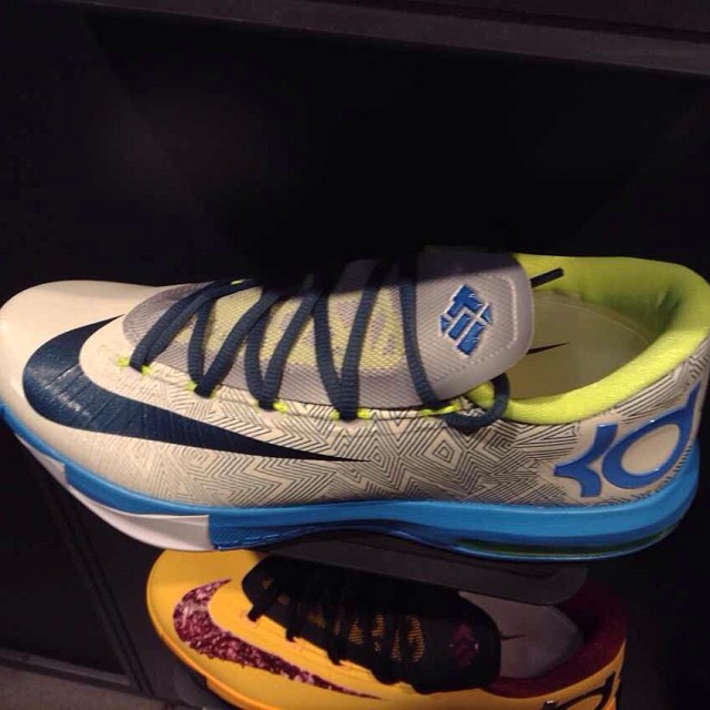 Nike Kd 6 Grey Volt Blue 01
