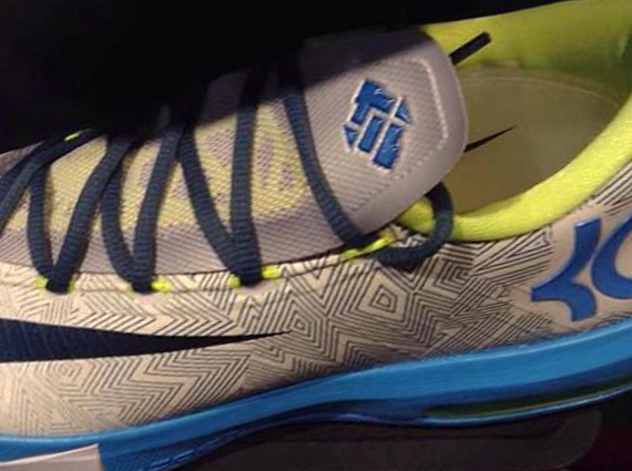 Nike Kd 6 Grey Volt Blue