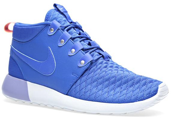 Nike Roshe Run Mid Game Royal Atomic Orange 2