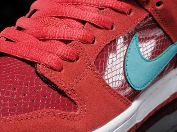 Nike Sb Dunk Low Brickhouse Turbo Green Team Red 1