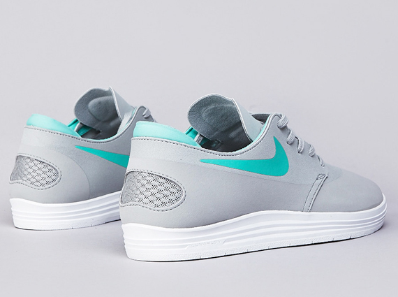 Nike Sb Lunar One Shot Base Grey Crystal Mint 3