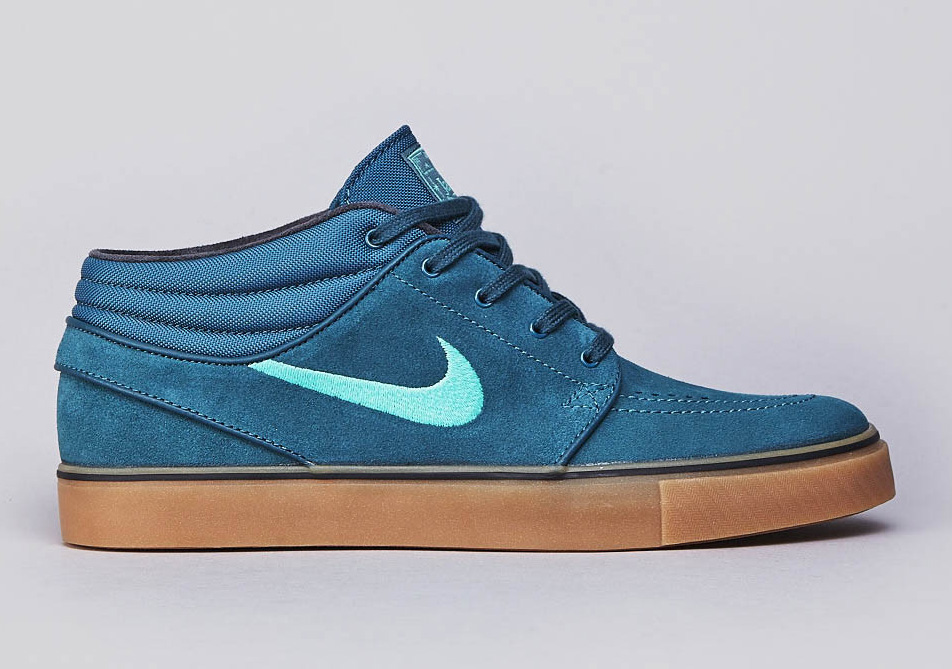 Nike SB Stefan Janoski Mid - Night Factor - Crystal Mint - Light Crimson