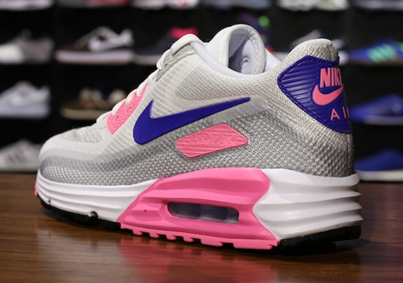 Nike WMNS Air Max Lunar90 C3.0 - White - Concord - Pink Glow