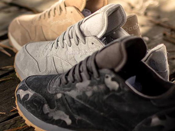 Reebok Classic Leather “Embossed Camo” Pack