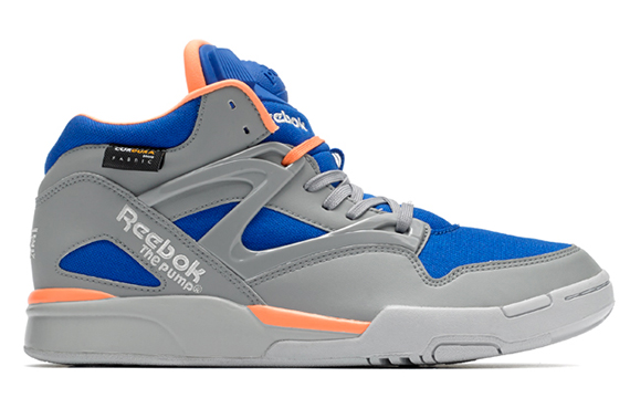 Reebok Pump Omni Lite Cordura Grey Blue Orange 1