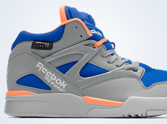 Reebok Pump Omni Lite - Tin Grey - Reebok Royal - Neon Sign