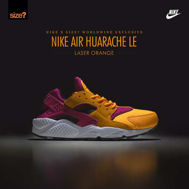 Size Nike Air Huarache Laser Orange 2
