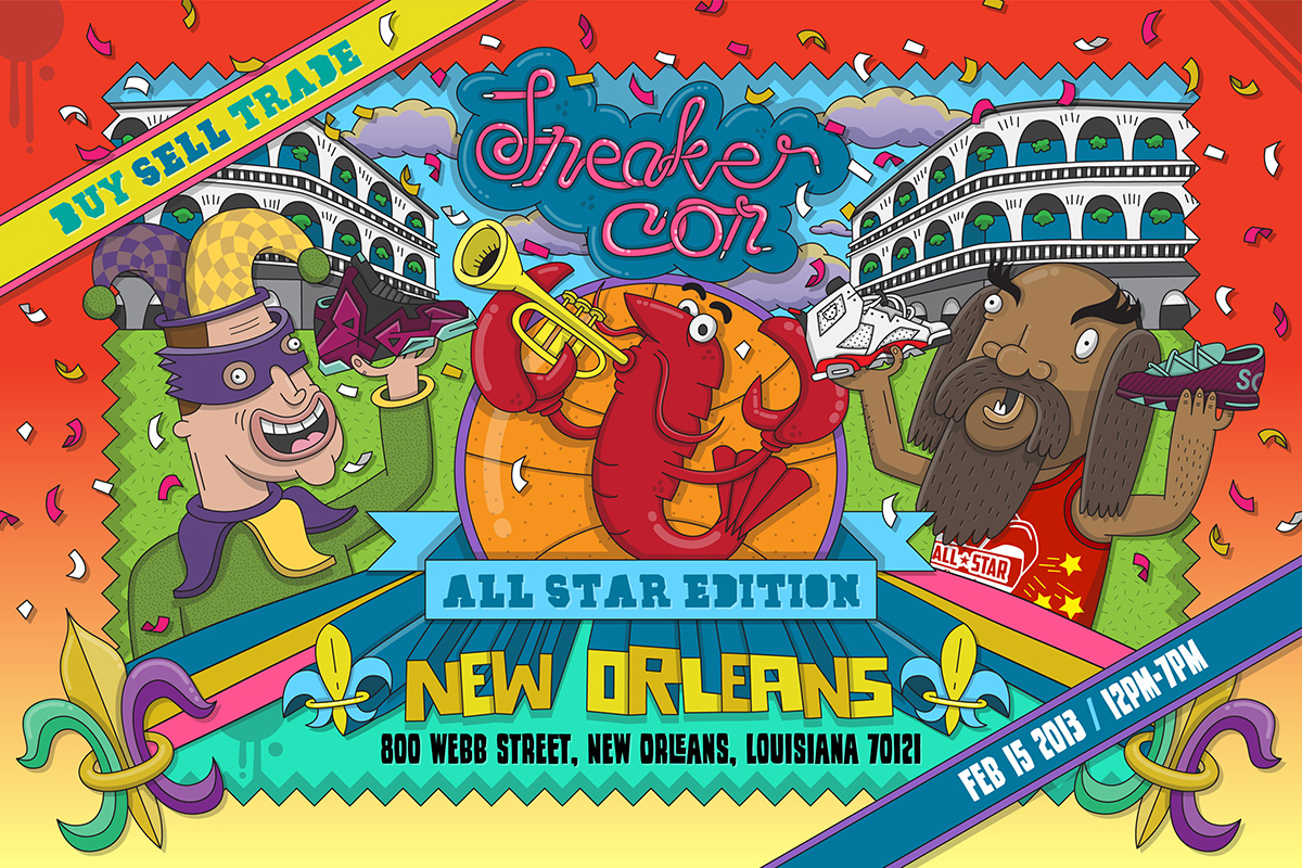 Sneaker Con New Orleans - Saturday, February 15th, 2014