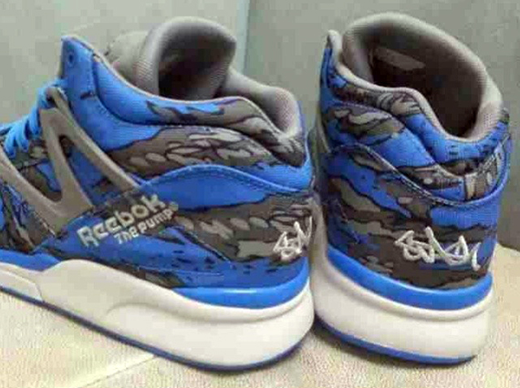 Stash Reebok Pump Omni Lite Blue Camo