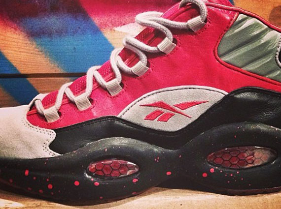 Stash x Reebok Question - Black - Red - Grey